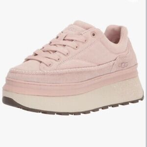 UGG Marin Lace Suede Platform Sneakers